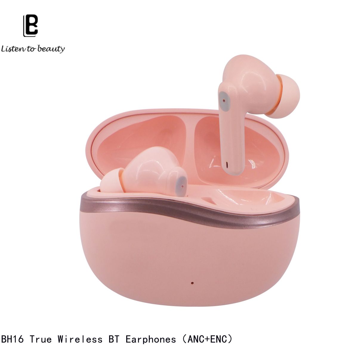 BH16 TWS Bluetooth Earbuds Pink - Hugmie