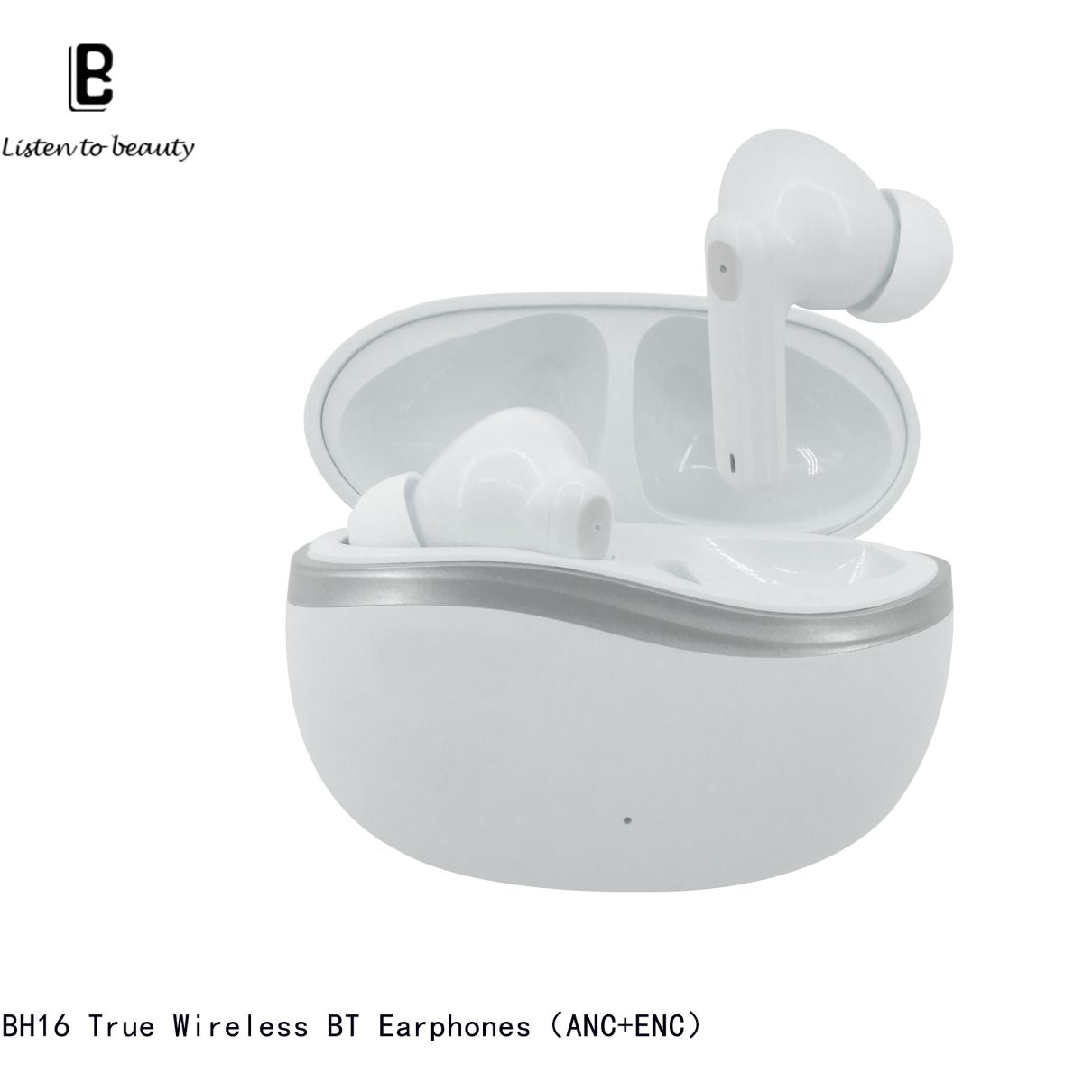 BH16 TWS Bluetooth Earbuds White - Hugmie