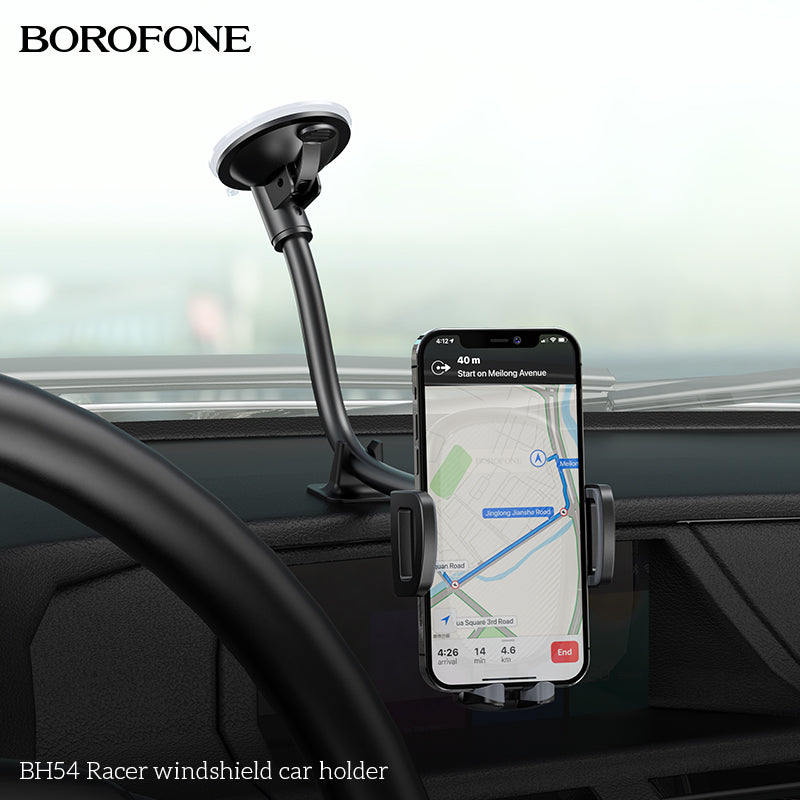 BOROFONE BH54 Racer Windshield Car Phone Holder