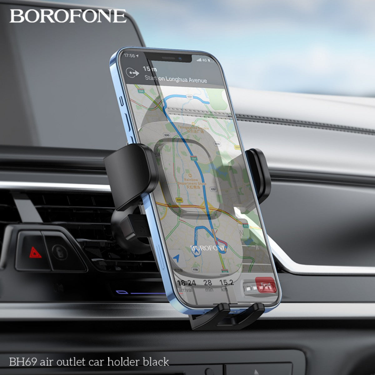 BOROFONE BH69 Air Outlet Car Phone Holder