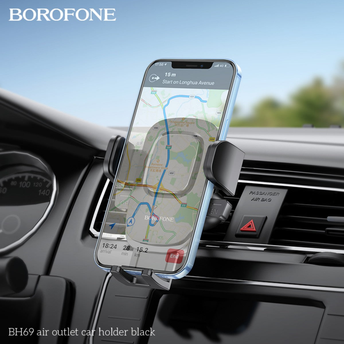 BOROFONE BH69 Air Outlet Car Phone Holder