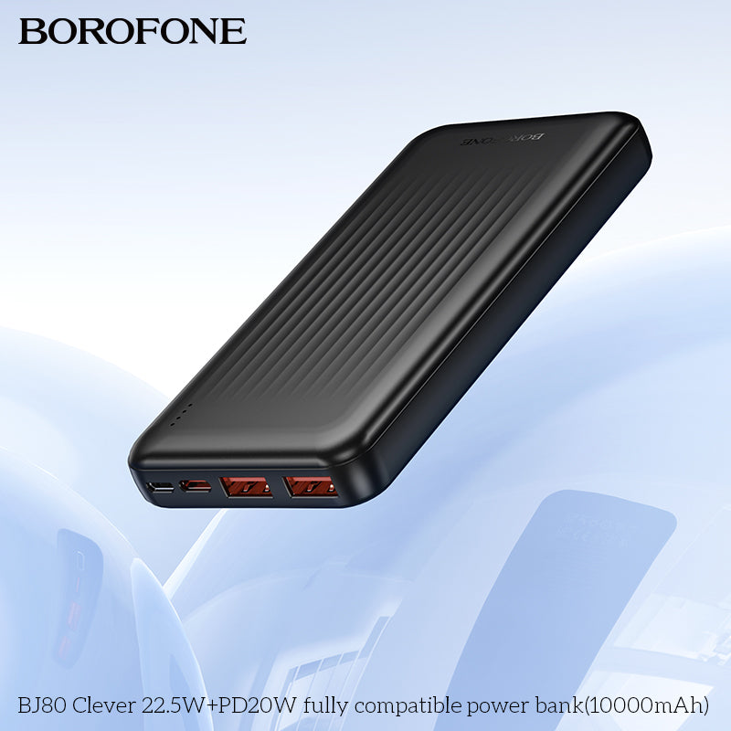 BOROFONE BJ80 Clever 22.5W+PD20W Fully Compatible Power Bank(10000mAh)