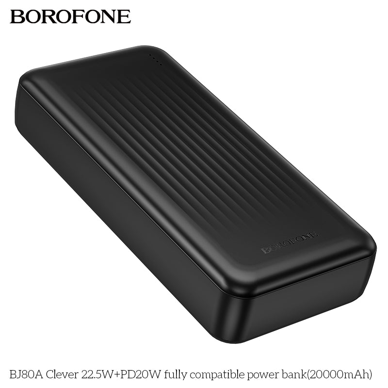 BOROFONE BJ80A Clever 22.5W+PD20W Fully Compatible Power Bank(20000mAh)