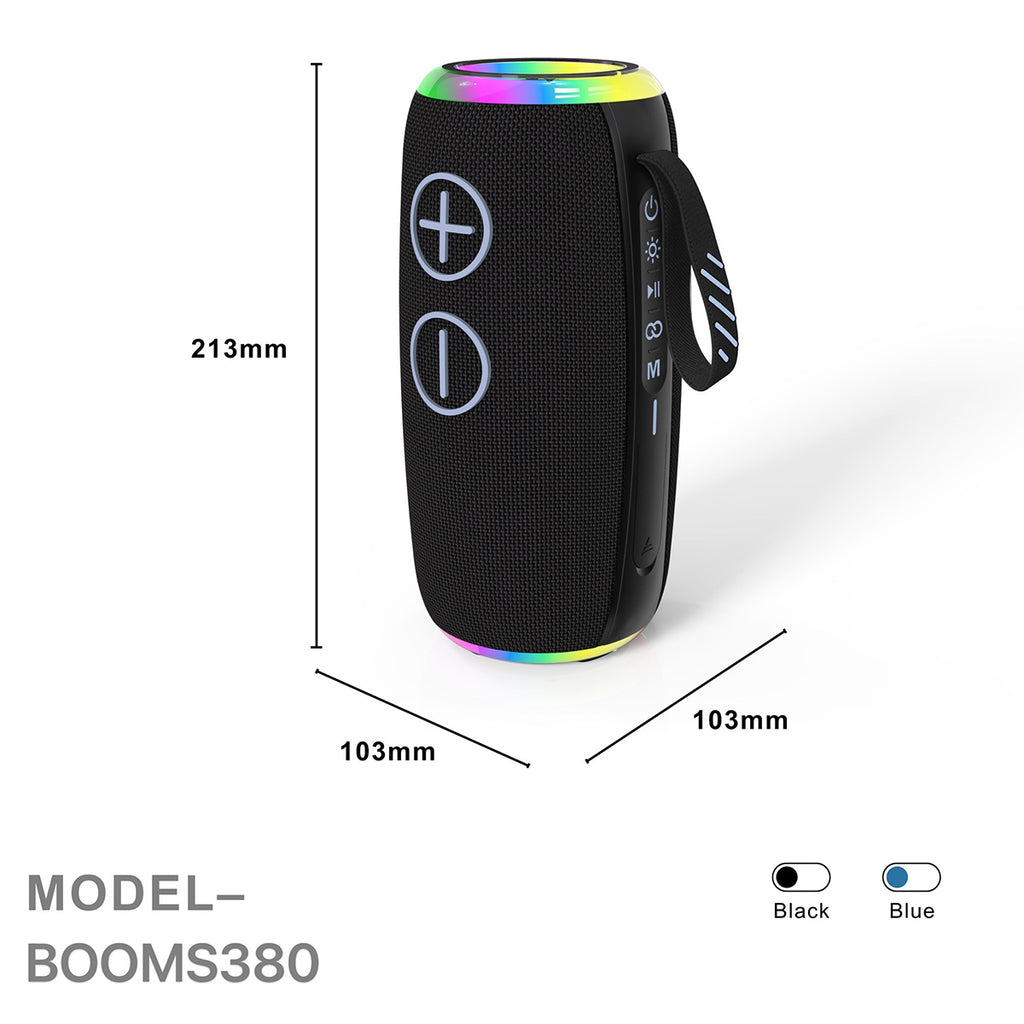 BOOMS380 Portable Outdoor Bluetooth Speaker - Hugmie