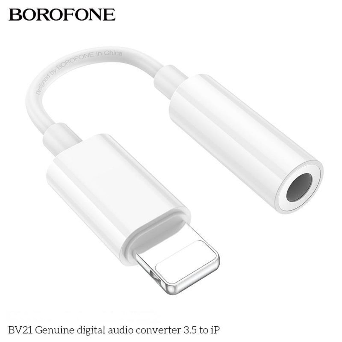 BOROFONE BV21 Genuine iP to 3.5mm Digital Audio Converter