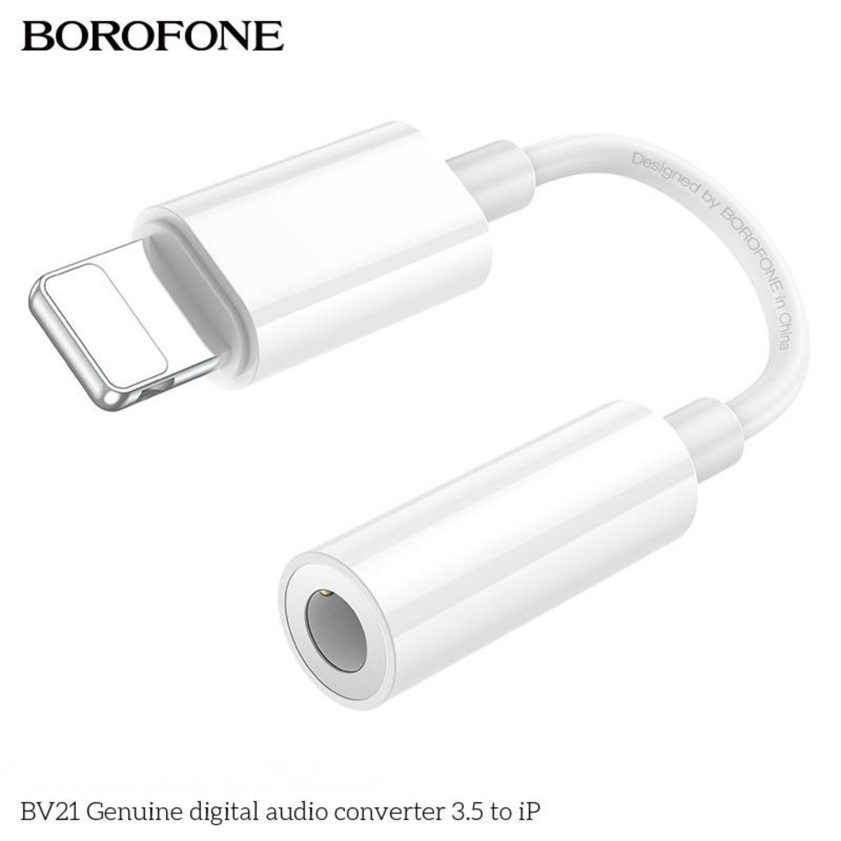 BOROFONE BV21 Genuine iP to 3.5mm Digital Audio Converter