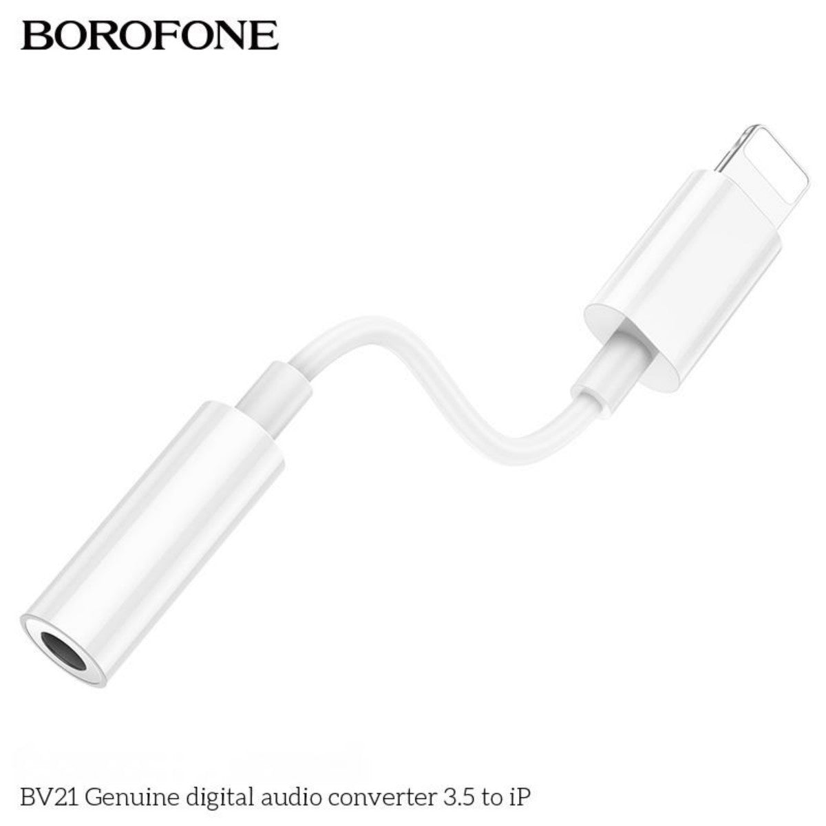 BOROFONE BV21 Genuine iP to 3.5mm Digital Audio Converter