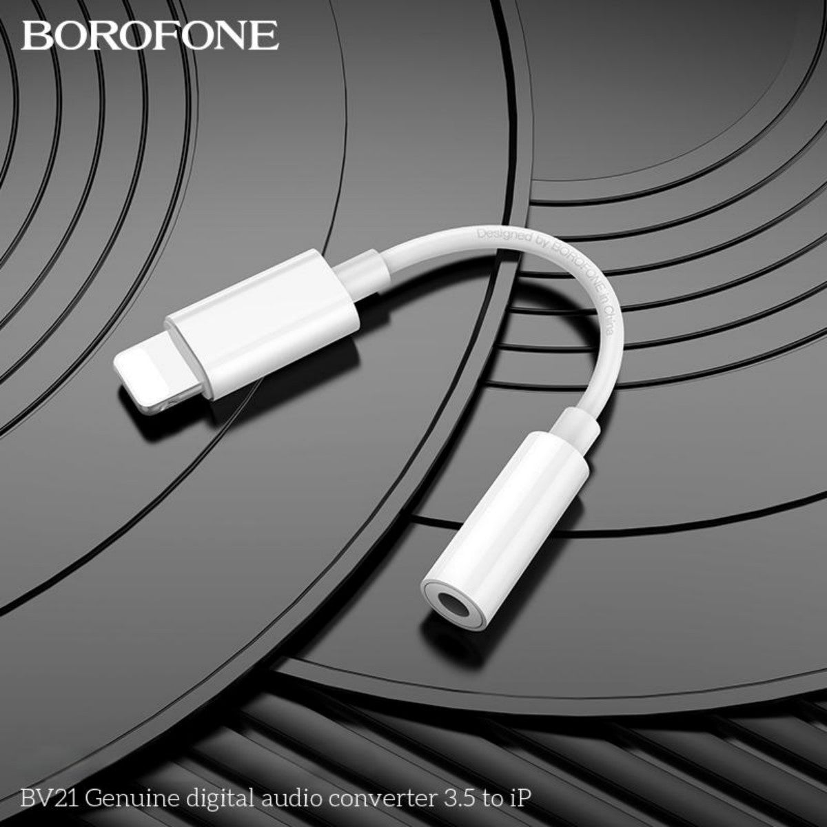 BOROFONE BV21 Genuine iP to 3.5mm Digital Audio Converter