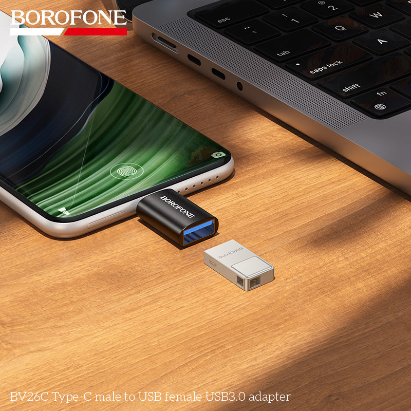BOROFONE BV26C Type-C Male to USB Female USB3.0 Adapter