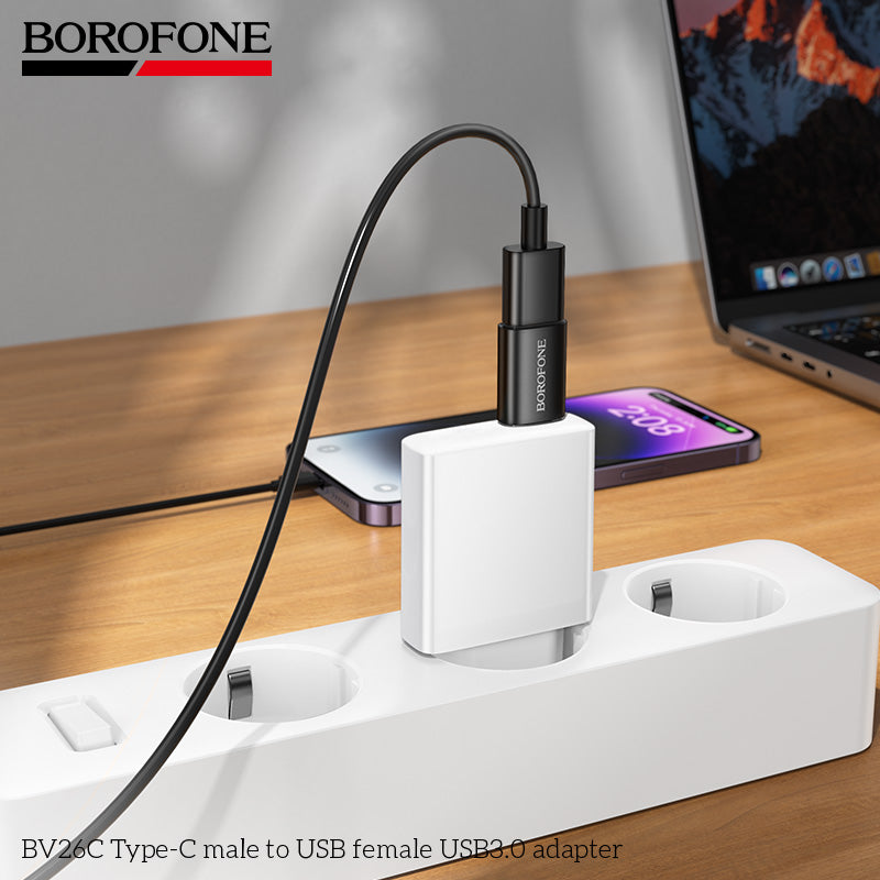 BOROFONE BV26C Type-C Male to USB Female USB3.0 Adapter
