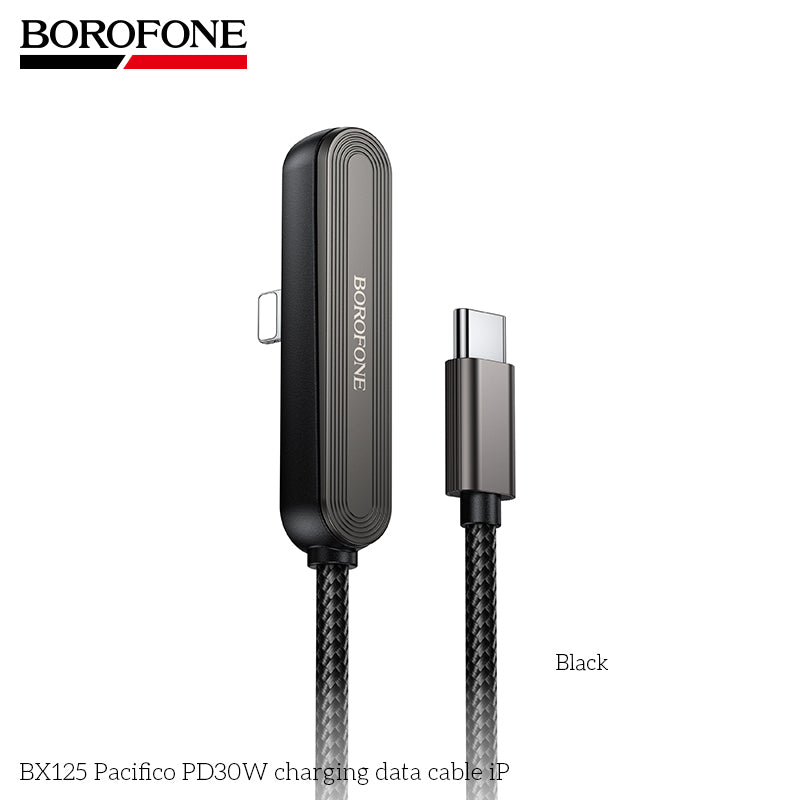 BOROFONE BX125 Pacifico PD30W Type C to Lightning Charger Cable 1M