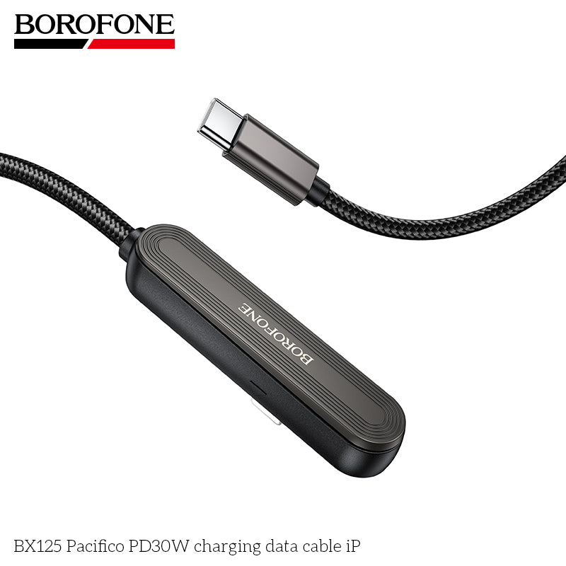 BOROFONE BX125 Pacifico PD30W Type C to Lightning Charger Cable 1M