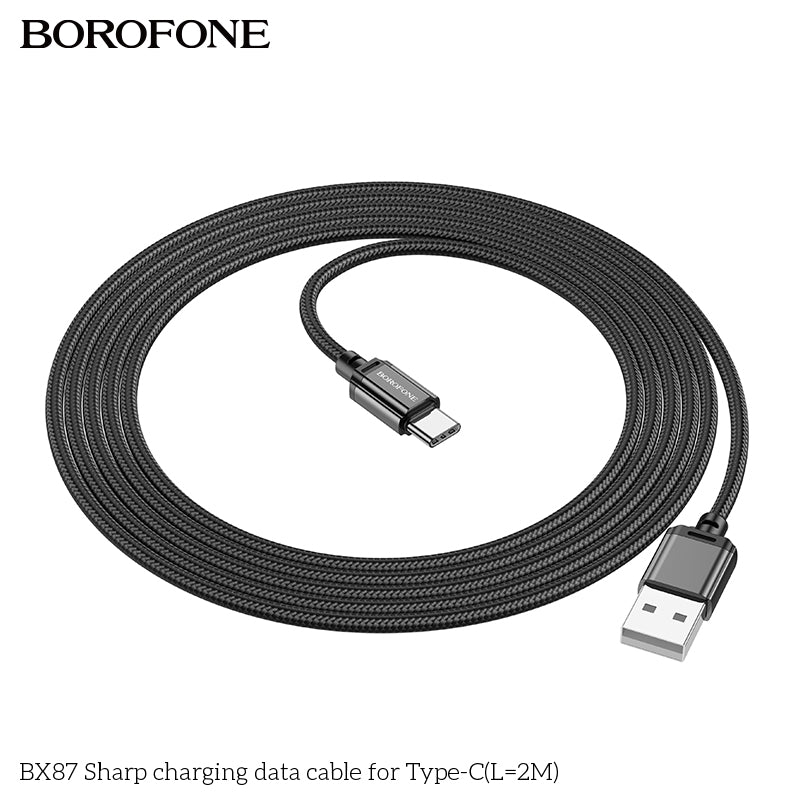 BOROFONE BX87 Sharp 60W TYPE-C to TYPE-C Charging Data Cable