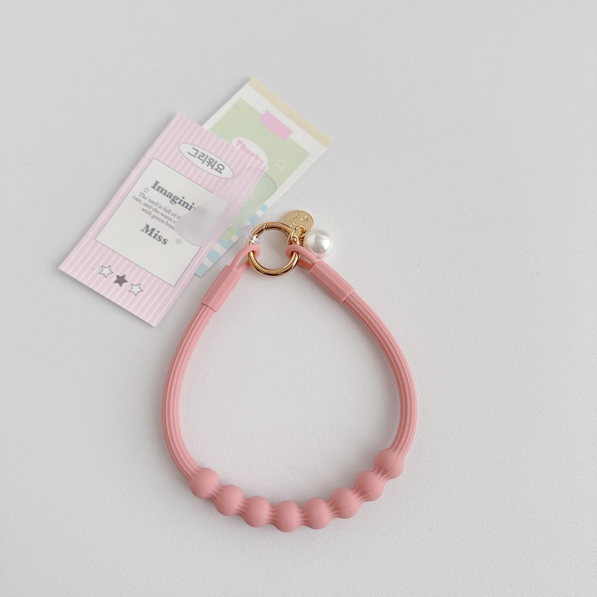 Silicone Beaded Universal Phone Wrist Lanyard - Hugmie