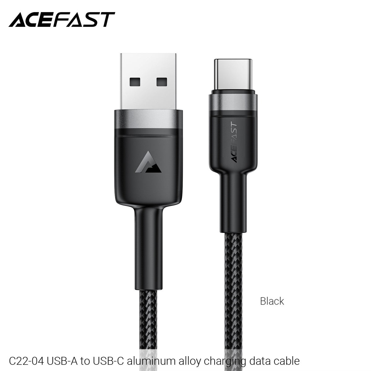 ACEFAST C22-04 USB-A to USB-C Aluminum Alloy Charging Data Cable