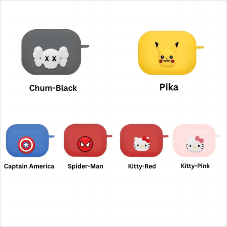 Cartoon AirPods Case Cover - Hugmie