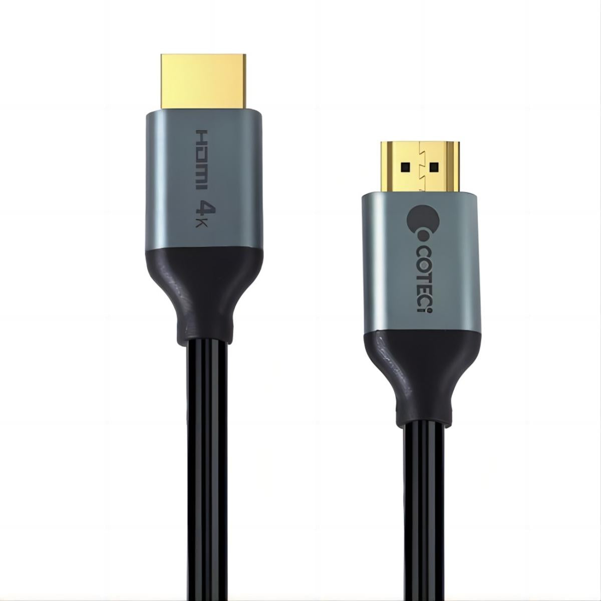 COTEetCi HDMI to HDMI Cable 4K 3M with gold-plated connectors for high-definition video and audio transmission. Supports HDMI 2.0 for seamless 4K output.
