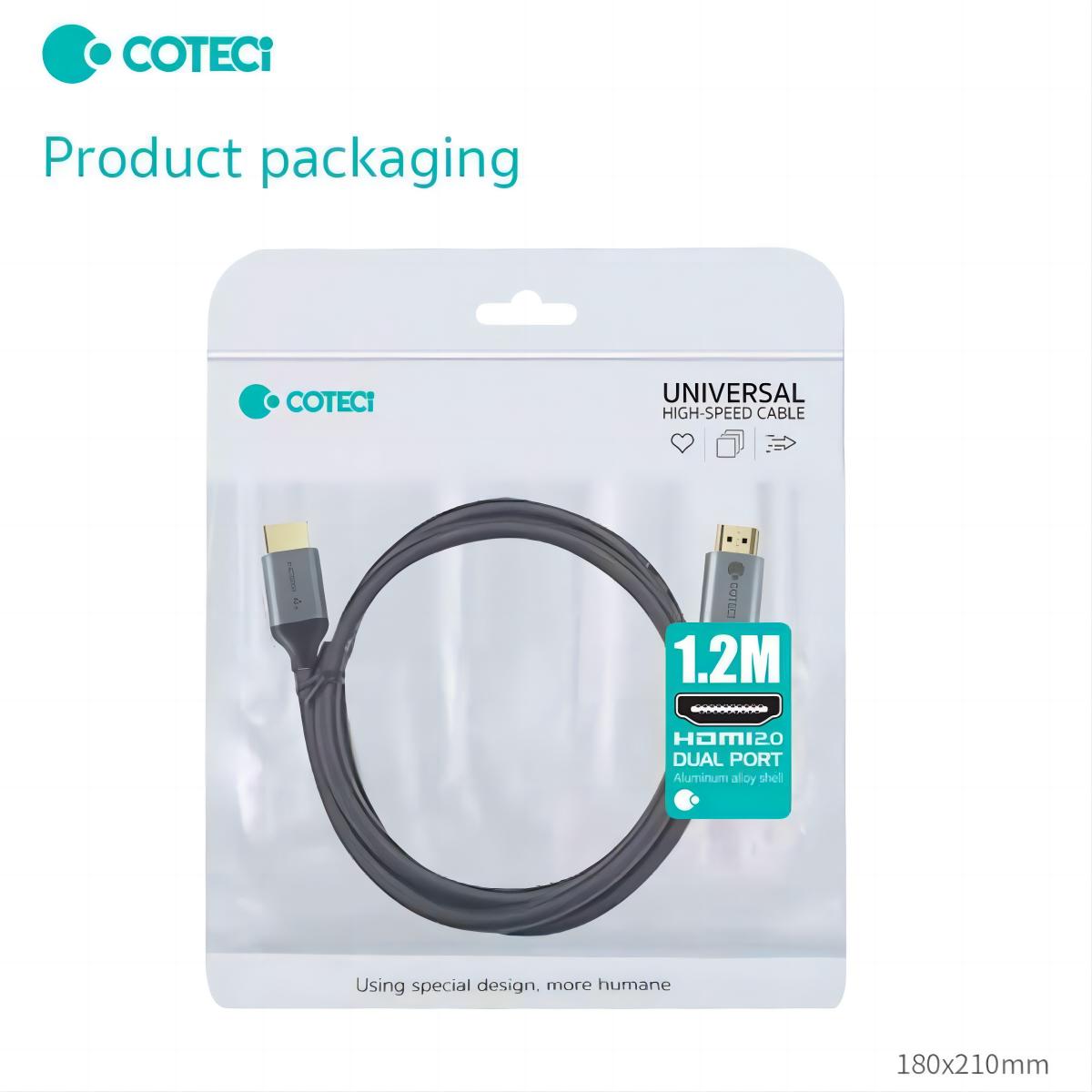 Coteci HDMI to HDMI Cable 4K 1.2M - Hugmie