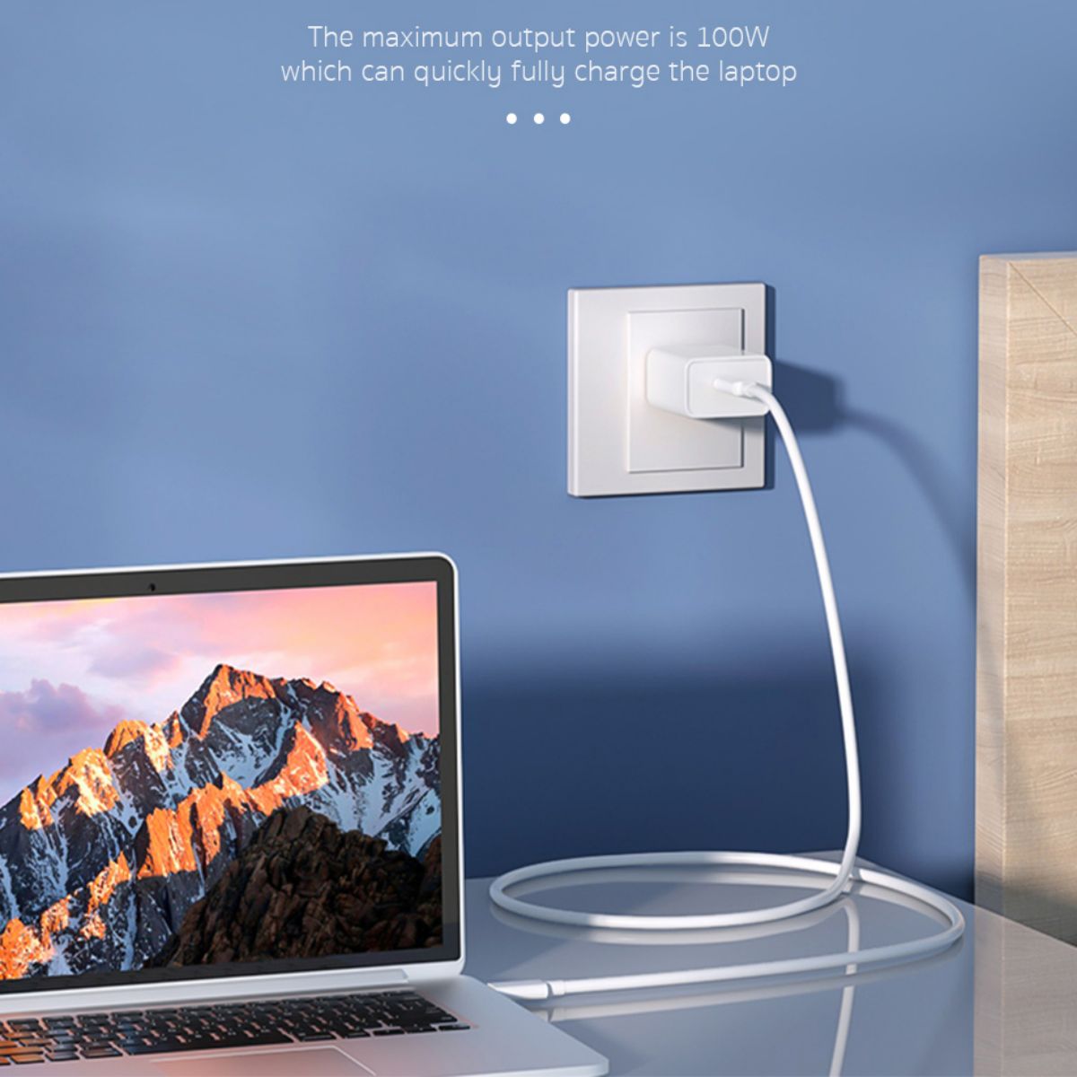 Coteci Macbook USB C to USB C Charging Cable 100W 2M - Hugmie