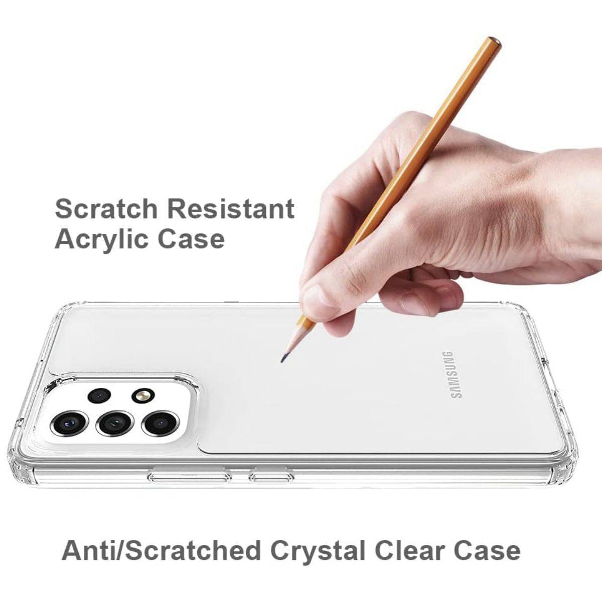 Crystal Armor Series Samsung Clear Shockproof Case - Hugmie