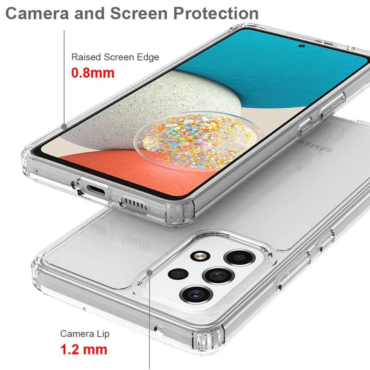 Crystal Armor Series Samsung Clear Shockproof Case - Hugmie