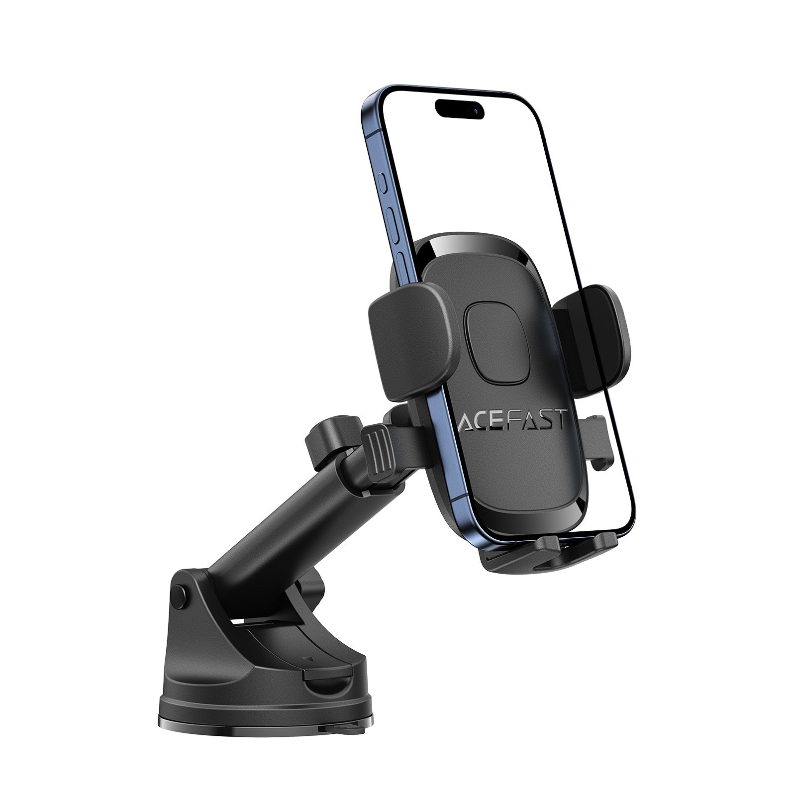ACEFAST D57 One-key Lock Car Phone Holder for Dashboard Black