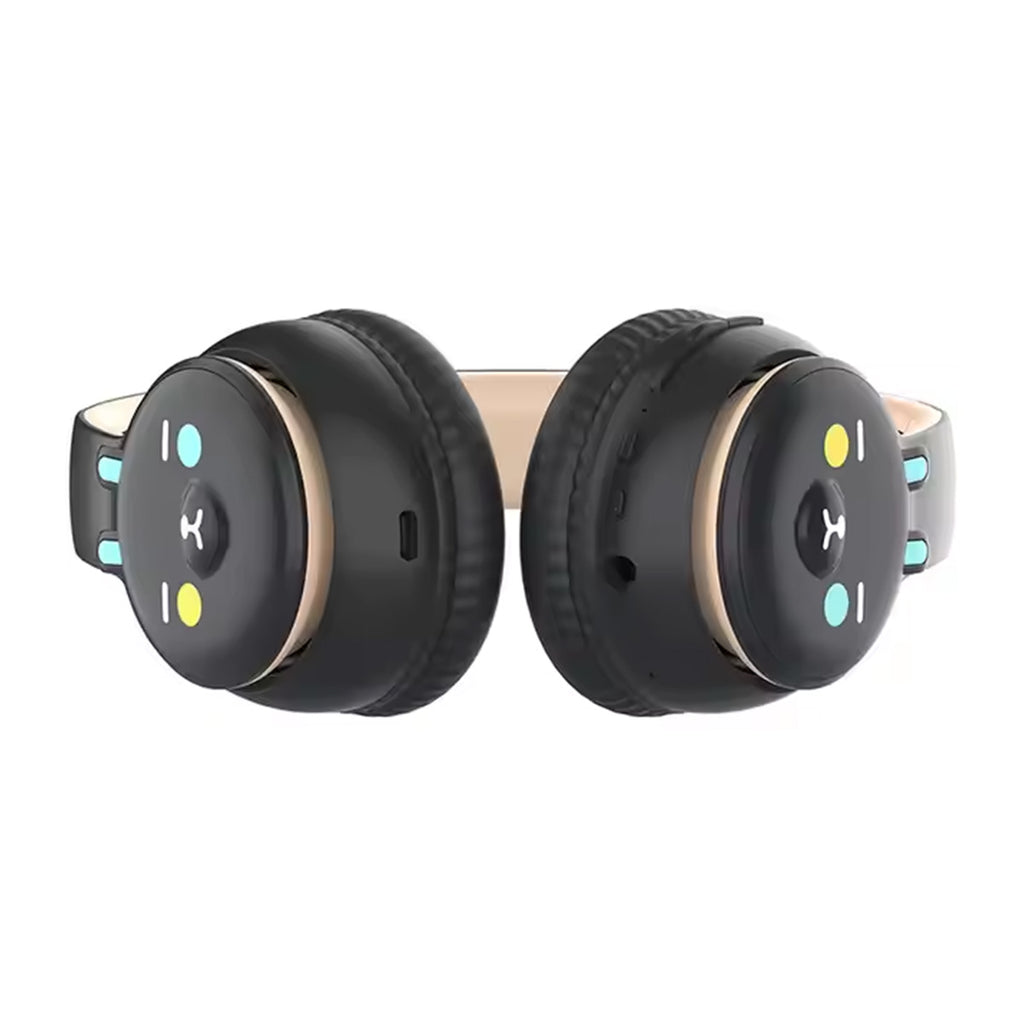 DOQAUS DU1 Bluetooth Kids Headphones with Mic-Black