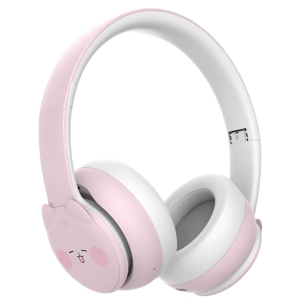 DOQAUS TO1 Bluetooth Kids Headphones with Mic-Pink