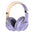 DOQAUS VOGUE 5 Bluetooth Headphones Purple - Hugmie