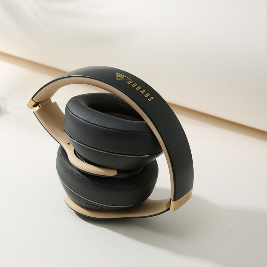 DOQAUS VOGUE 9 Bluetooth Headphones Black - Hugmie