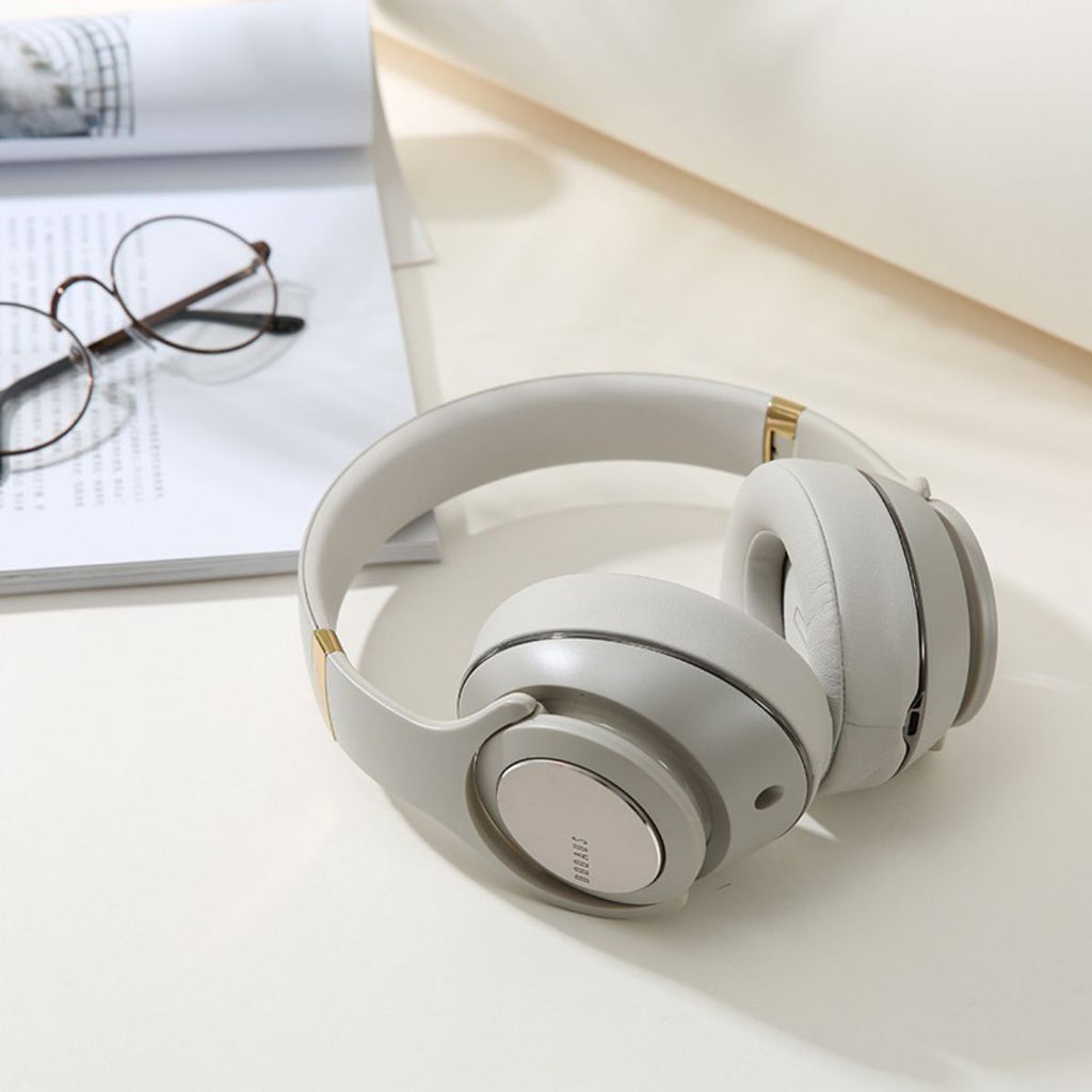 DOQAUS VOGUE 9 Bluetooth Headphones Grey - Hugmie