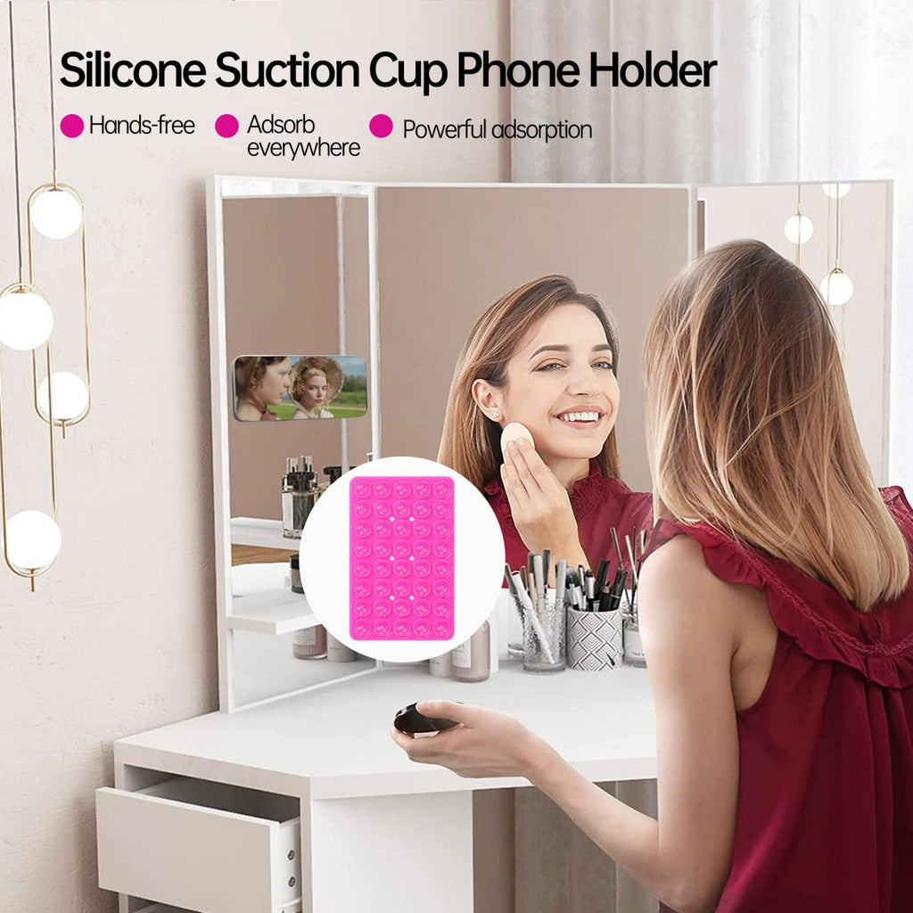 Double-Sided Silicone Suction Cup Phone Holder