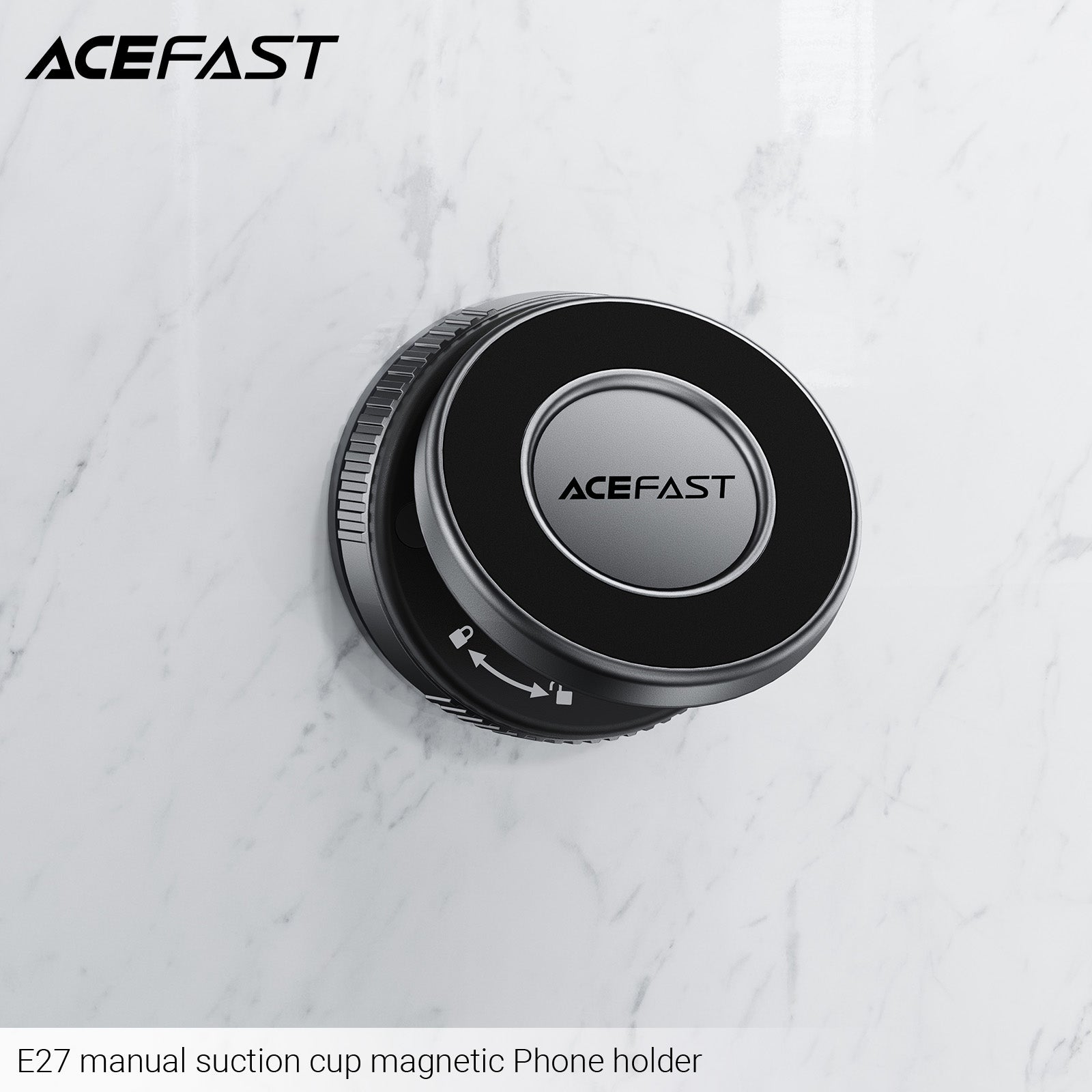 ACEFAST E27 Manual Suction Cup Magnetic Phone Holder