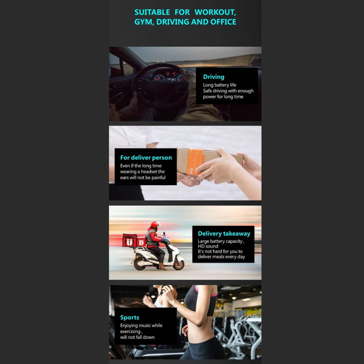 F910 Wireless Bluetooth Earphones | Hugmie