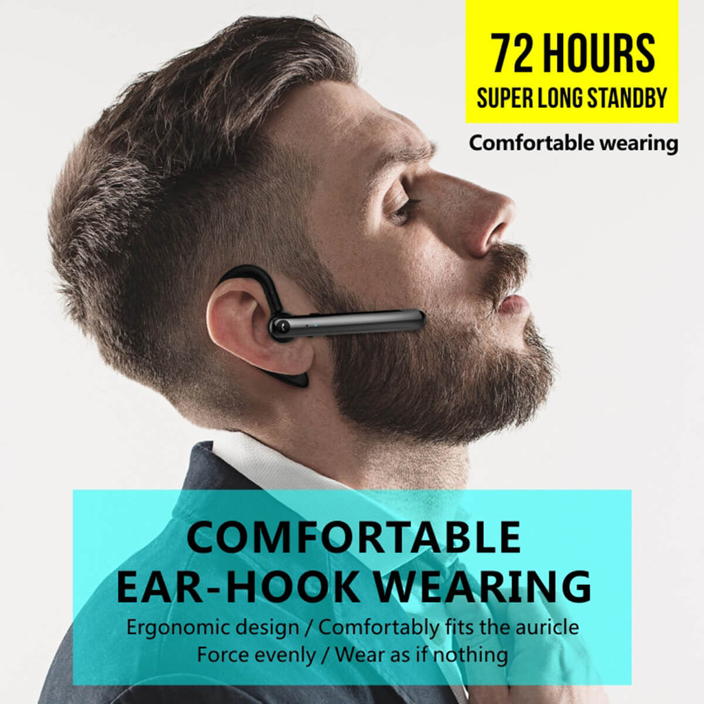 F990 Wireless Business BT Headset in-Ear - Hugmie