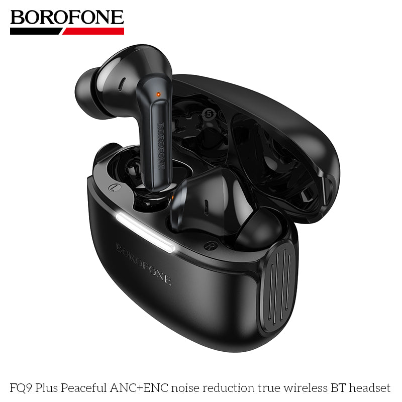 BOROFONE FQ9 Plus Peaceful ANC+ENC Noise Reduction True Wireless Headset