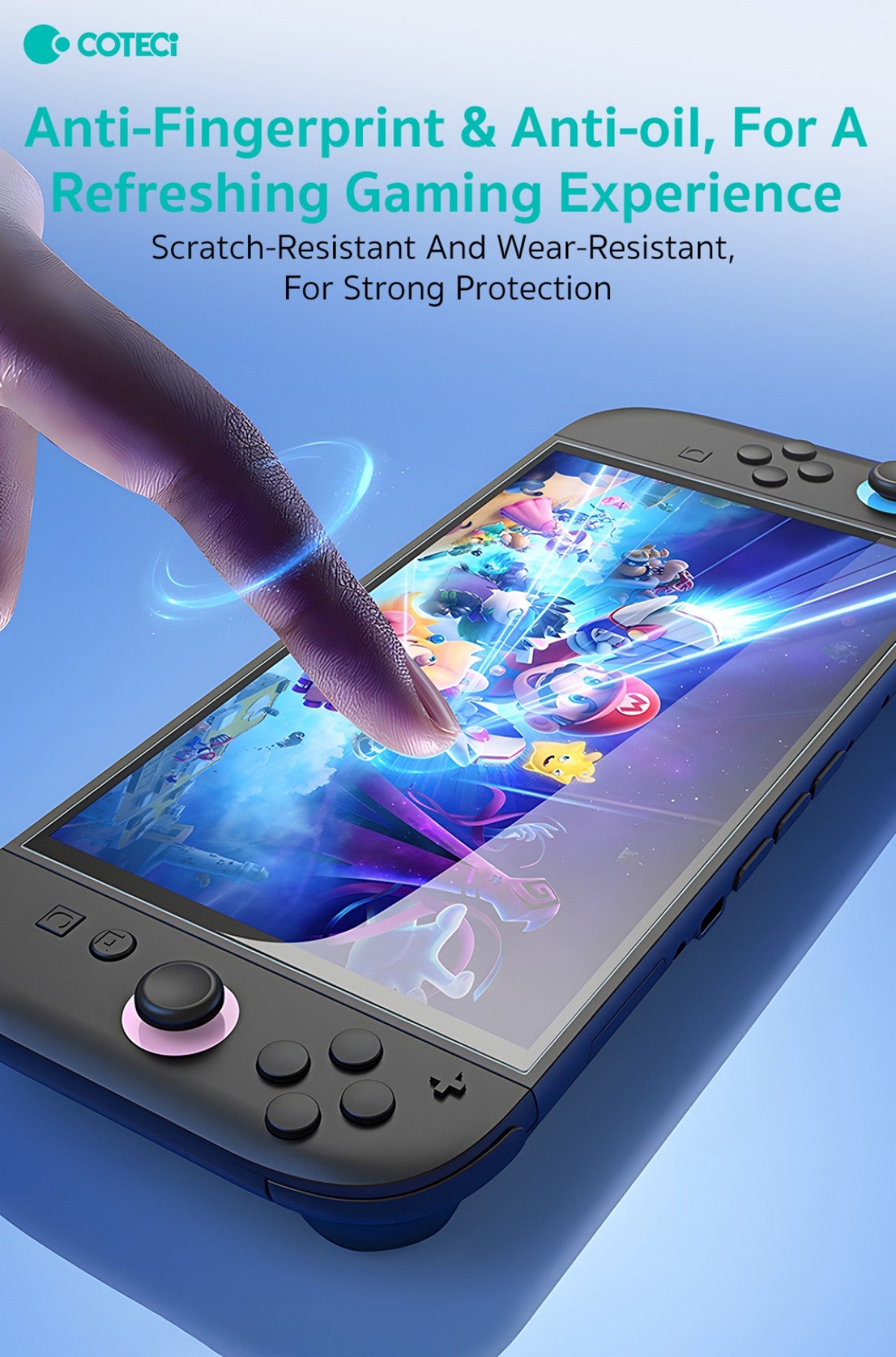 COTECi GA-002 Switch2 HD Screen Protector 2-Piece Set