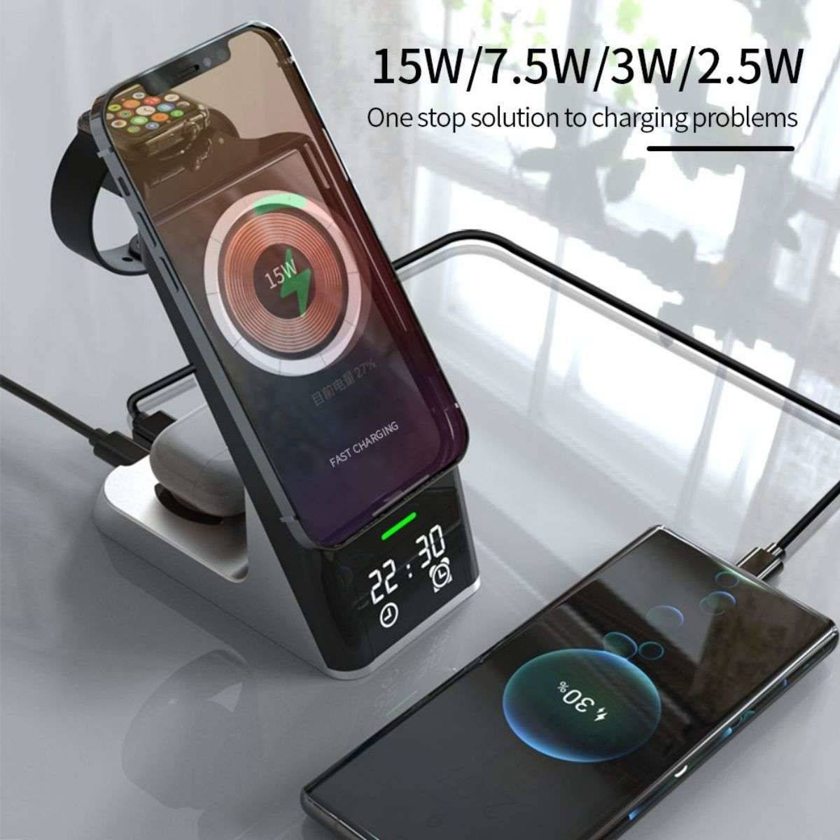 H27 Magnetic 6 in 1 Wireless Charger - Hugmie
