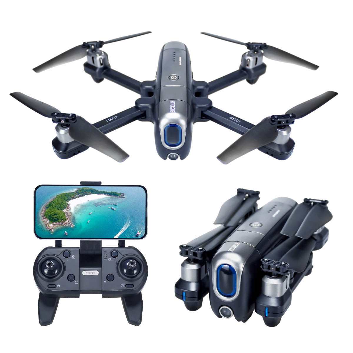Hitorque SH001 Double GPS Drone- Best for Beginners-Hugmie