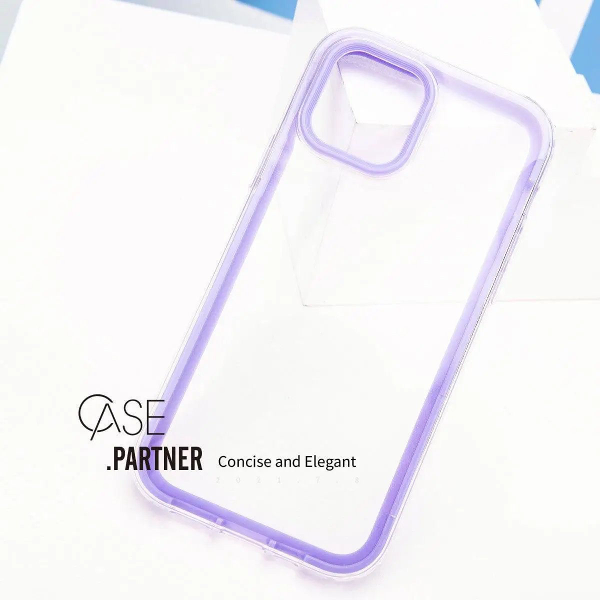 iPhone 13 Clear Case Macaron Shockproof - Hugmie