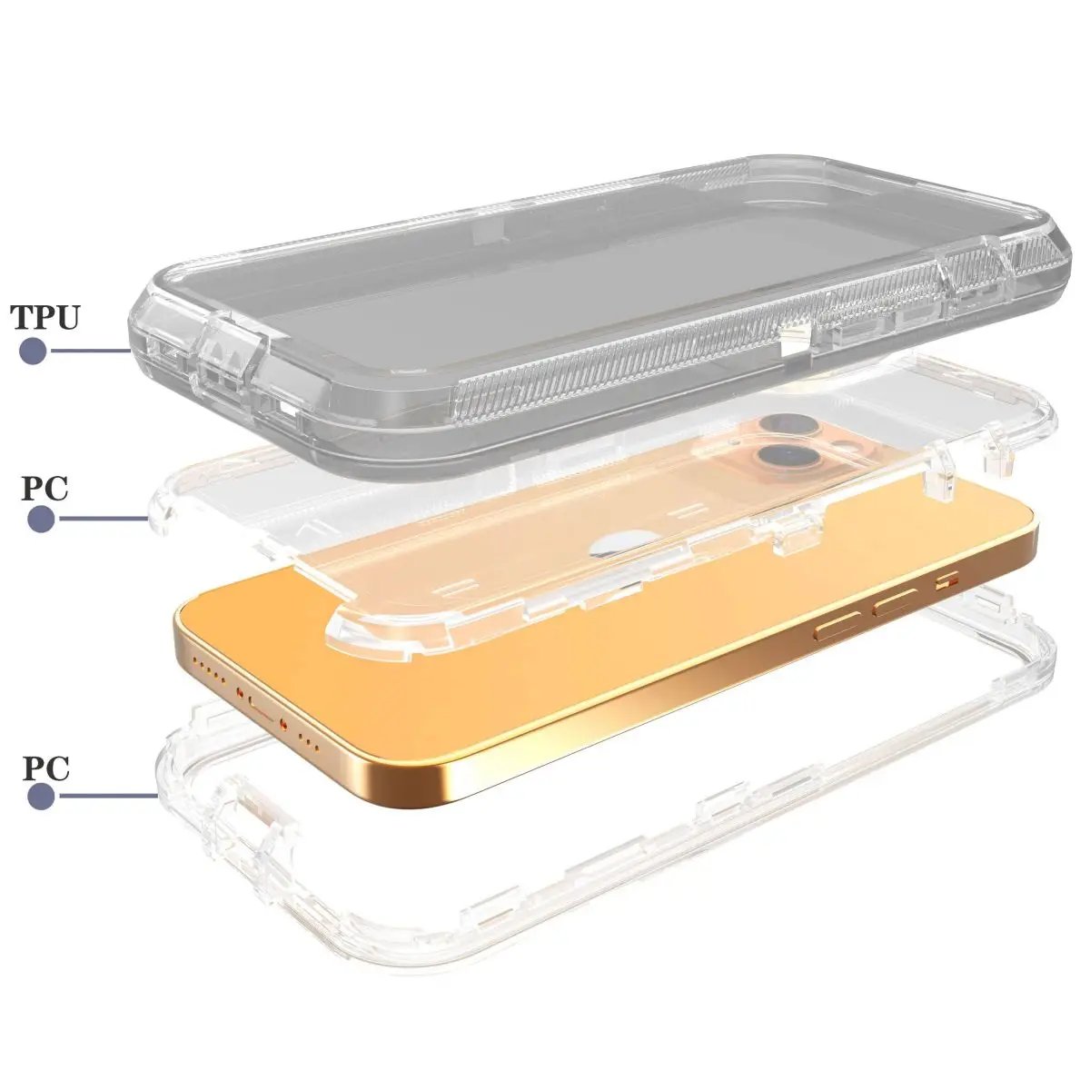 iPhone 13 Clear Case Trans Robo - Hugmie