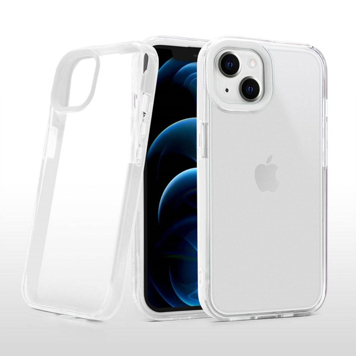 iPhone 12 Clear Case Macaron Shockproof - Hugmie