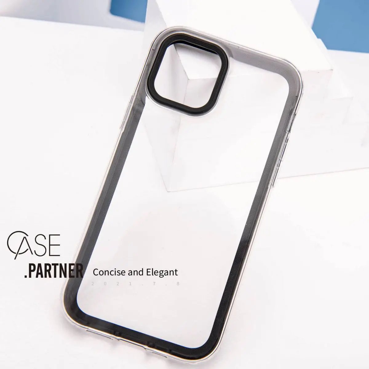 iPhone 13 Mini Clear Case Macaron Shockproof - Hugmie