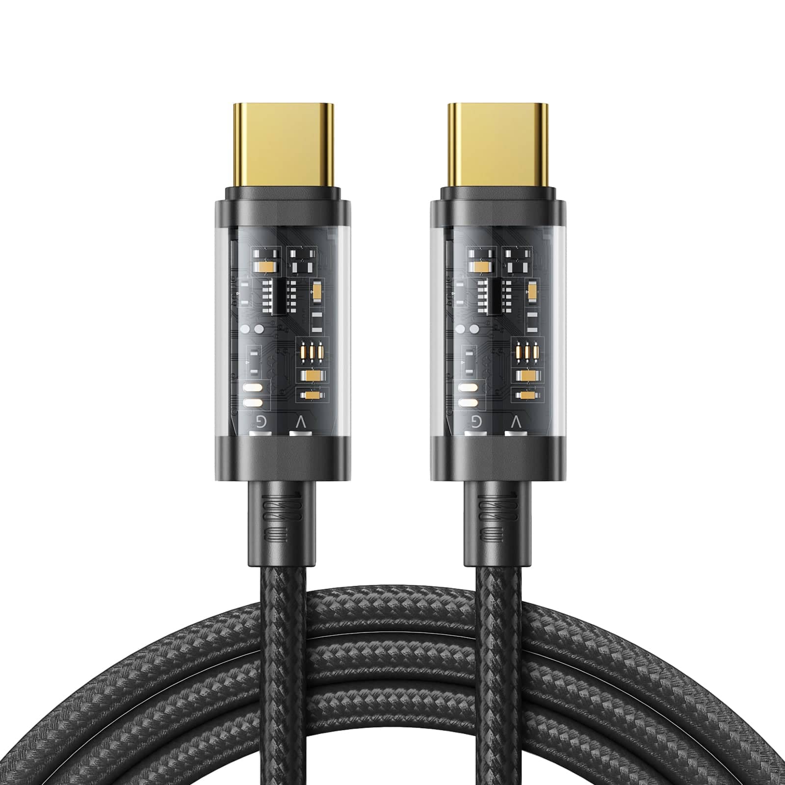 JOYROOM USB-C to USB-C Cable 100W Interstellar Series Black 1.2M - Hugmie