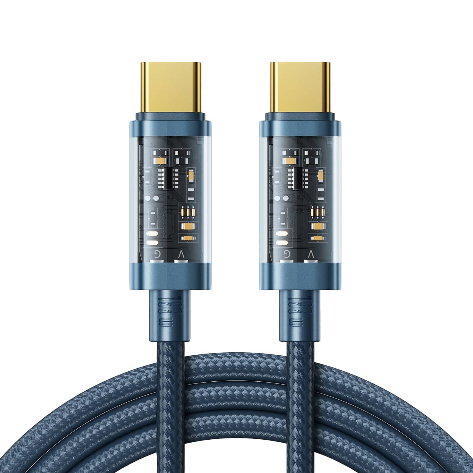 JOYROOM USB-C to USB-C Cable 100W Interstellar Series Blue 1.2 M - Hugmie