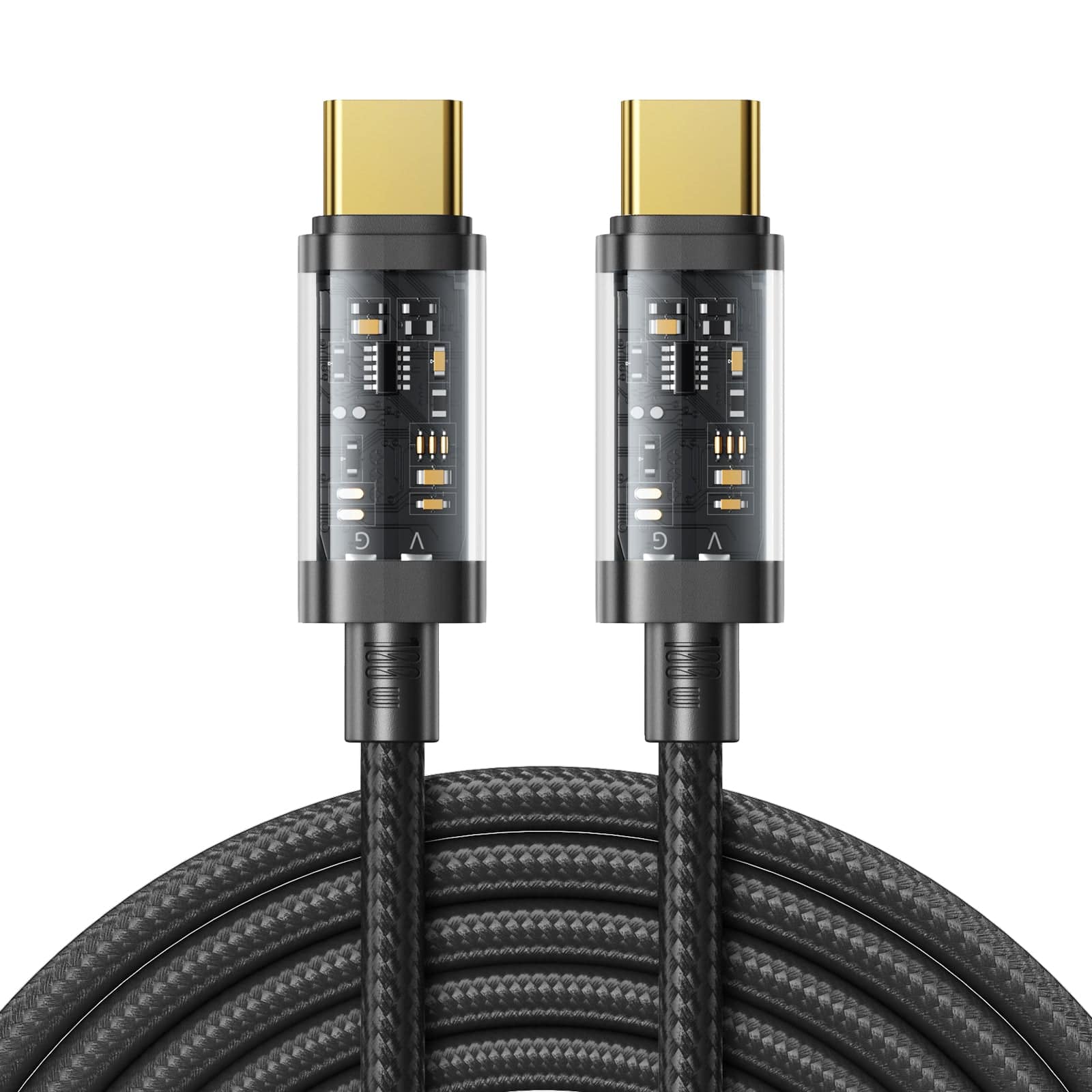 JOYROOM USB-C to USB-C Cable 100W Interstellar Series Black 2M - Hugmie