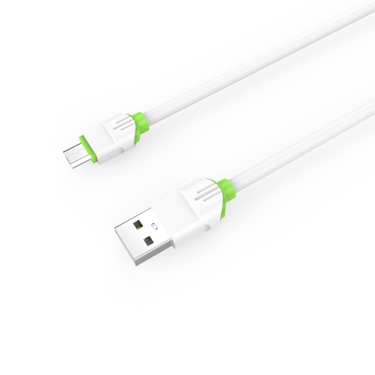 LDNIO USB-A to Micro 2.4A Fast Charging Cable-White - Hugmie