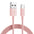 JOYROOM USB A to Type C Cable 3A Macaron Series Pink- Hugmie