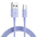 JOYROOM USB A to Type C Cable 3A Macaron Series Purple- Hugmie