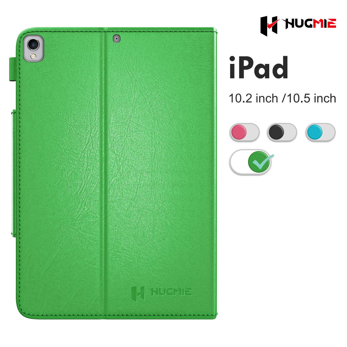 iPad 10.2/10.5 Leather Folio Case Sensation Series | Hugmie
